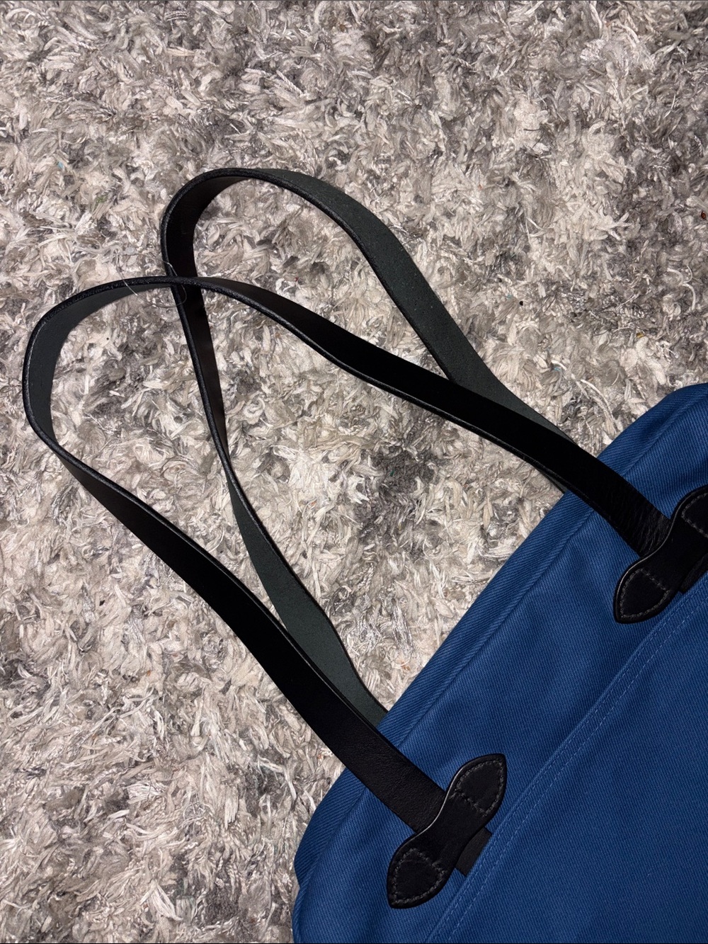 Filson Hermlock Tote with Black Leather Handles - Picture 4 of 13